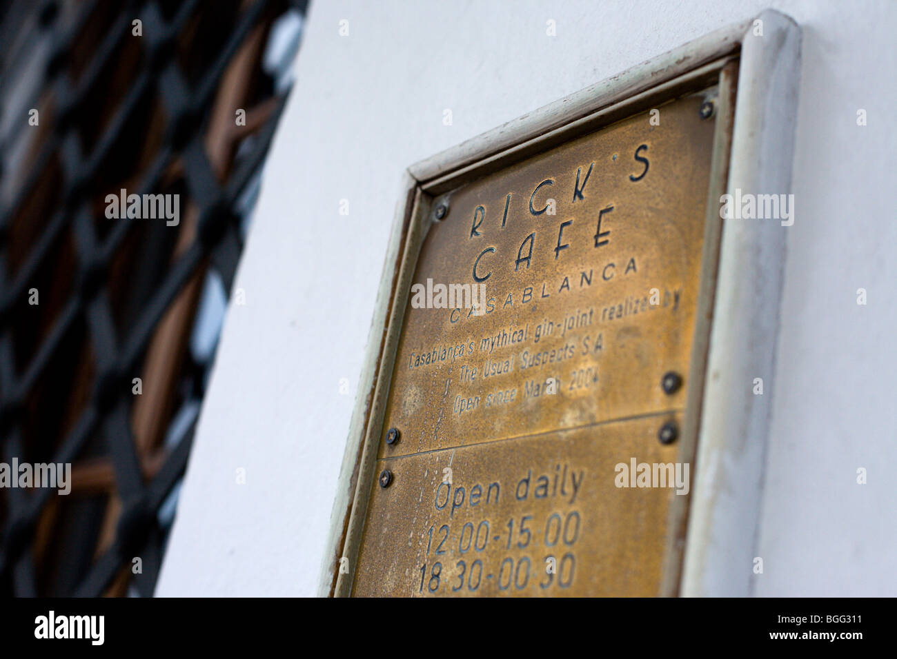 Rick's Cafe in Casablanca Stockfoto