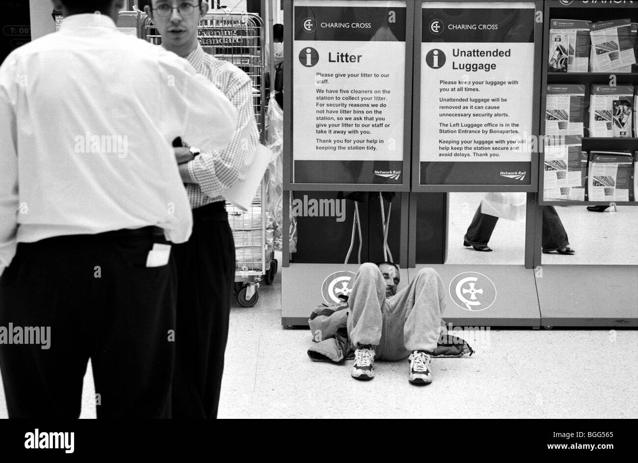 Obdachlose Stockfoto