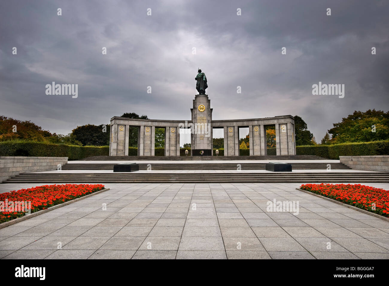 Sowjetischen Ehrenmal, Berlin, Deutschland, Europa Stockfoto