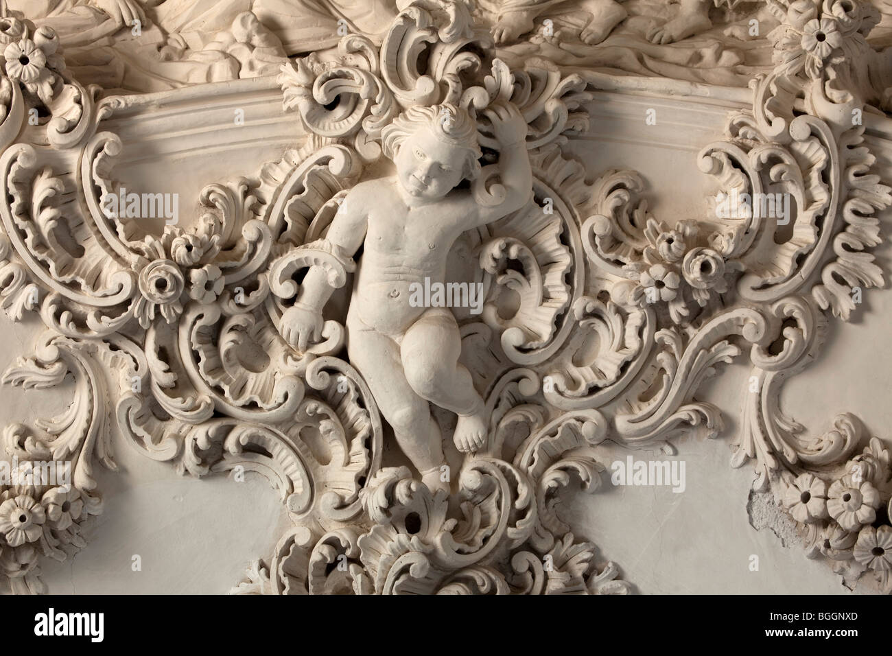 Sagrario Barroco Iglesia Asunción Priego Córdoba Andalusien España Sagrario Barock Stil Kirche Himmelfahrt Priego Córdova Spanien Stockfoto