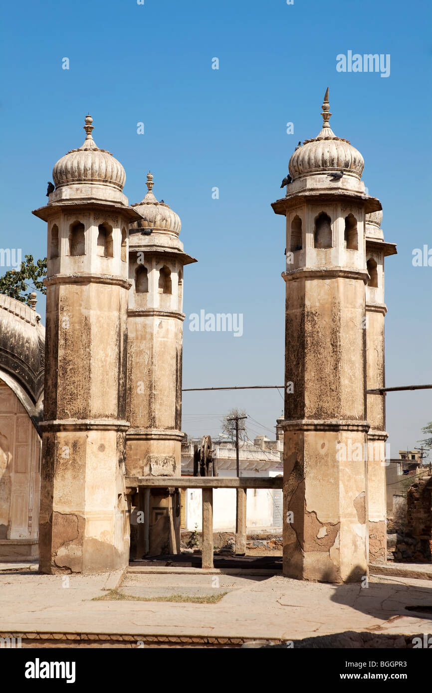 Alter Brunnen in Fürstenstaates Stadtstaat Rajasthan in Indien Stockfoto