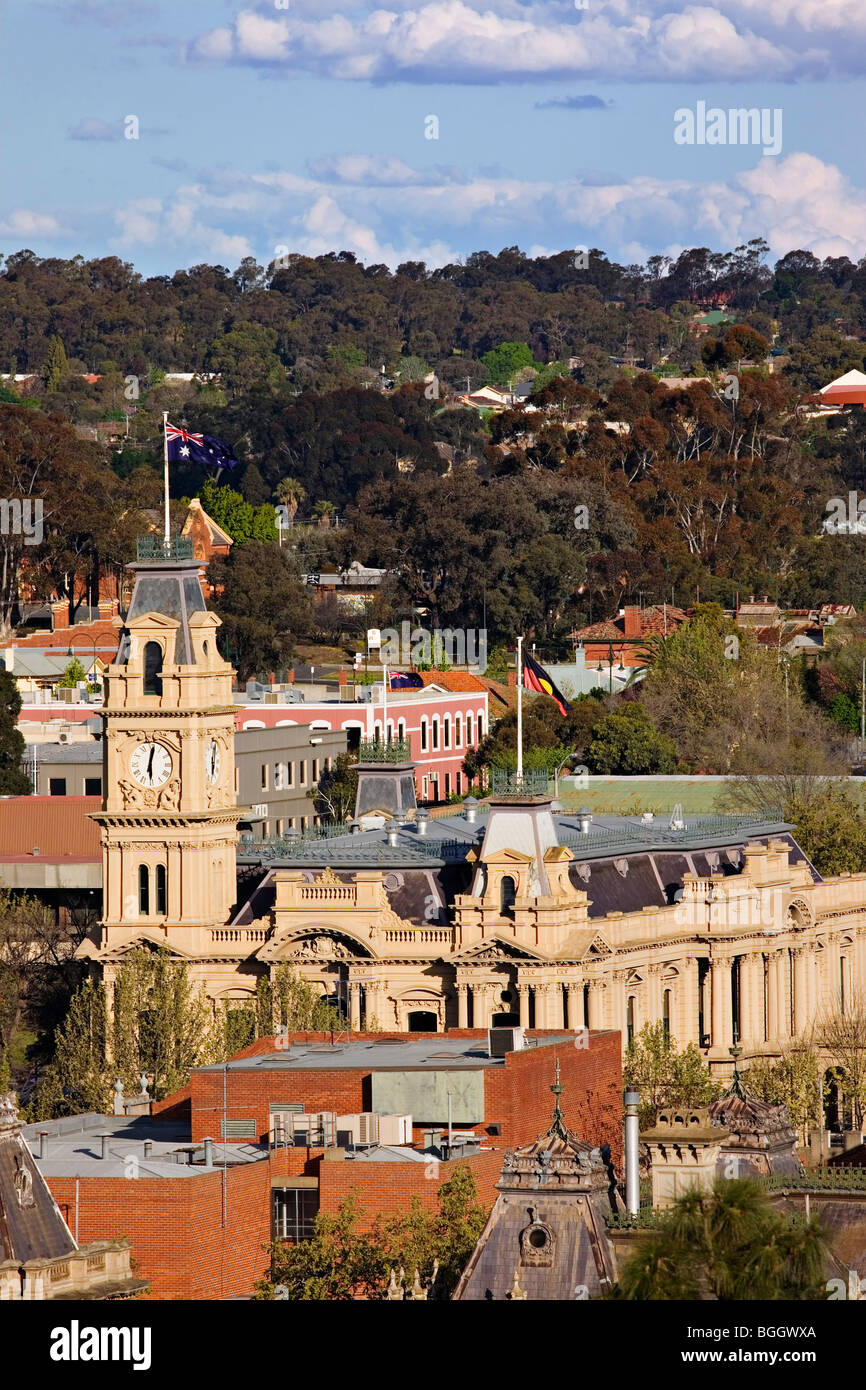 Bendigo Australien / der Goldfield Stadt Bendigo in zentralen Victoria Australien. Stockfoto