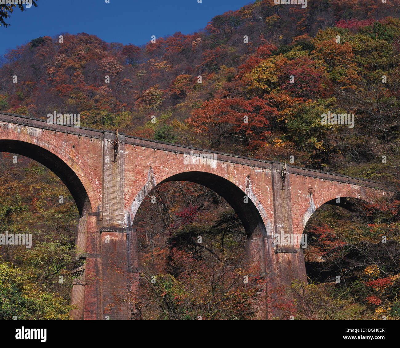 Usui Brücke, Annaka, Präfektur Gumma, Japan Stockfoto
