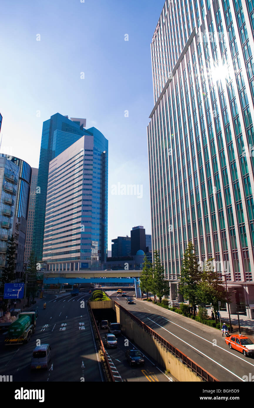 Shiodome, Tokyo, Japan Stockfoto