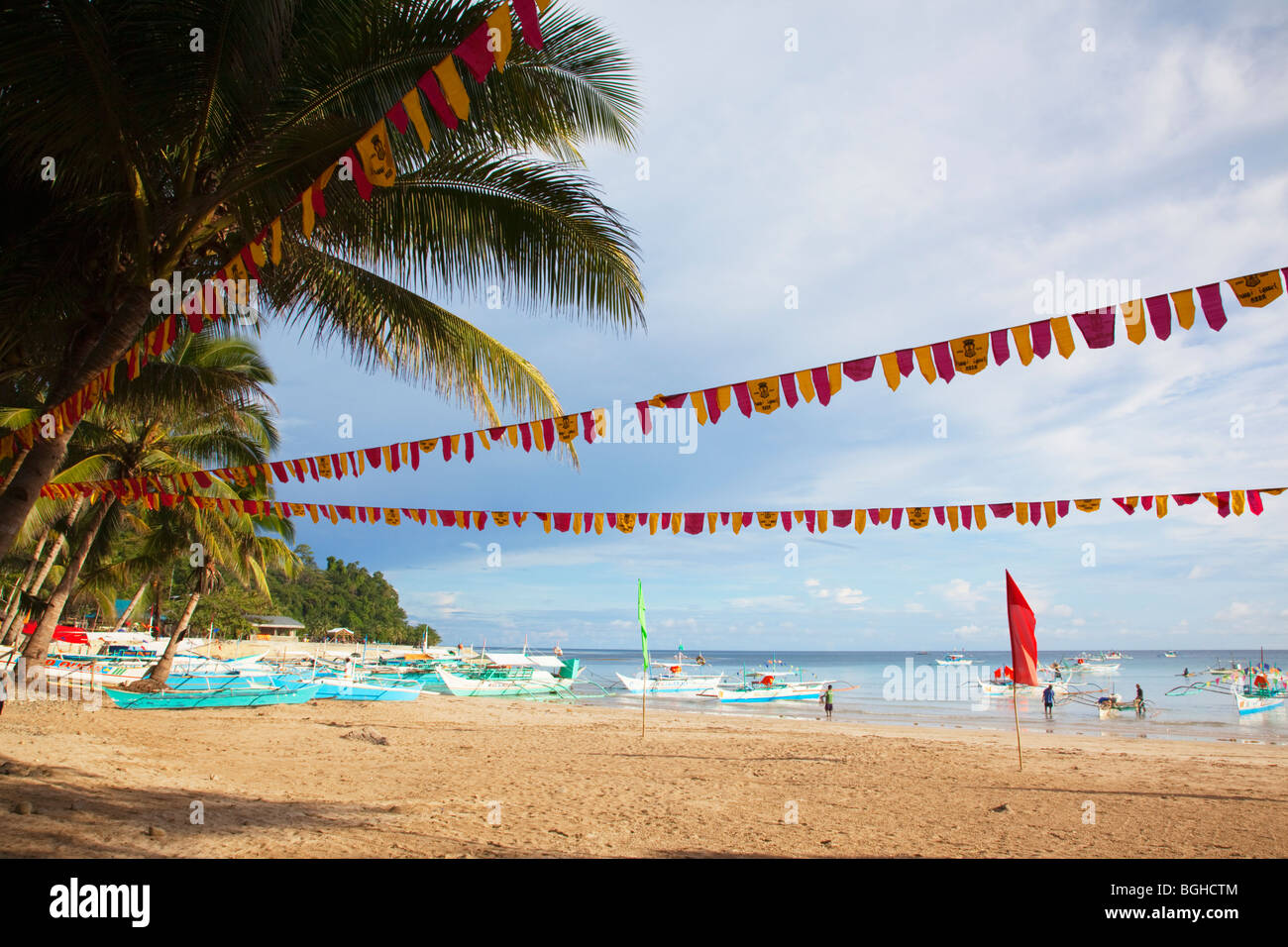 Strand von Sabang; Palawan; Philippinen Stockfoto