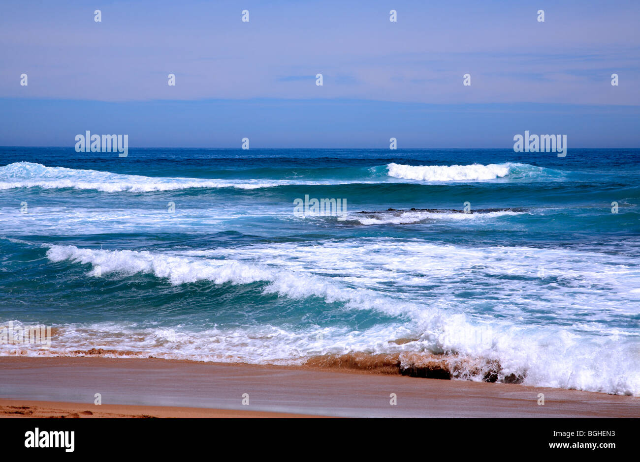 Gibson Beach, Great Southern Ocean, Great Ocean Road, Port Campbell Nationalpark, Victoria, Australien. Stockfoto