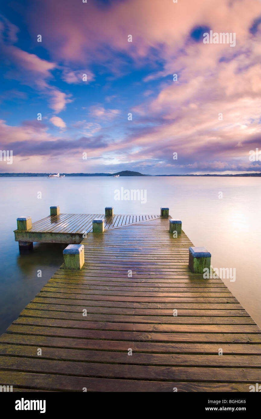 Lake Rotorua, Nordinsel, Neuseeland Stockfoto