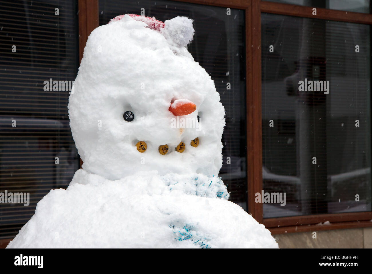 Winter-Szene East Grinstead Stockfoto