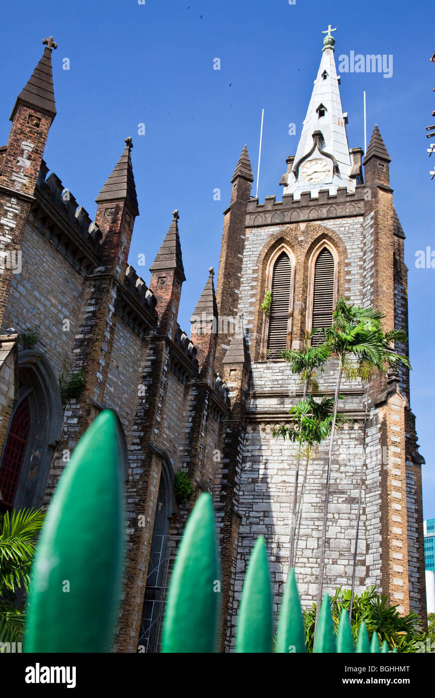 Kathedrale-Kirche der Heiligen Dreifaltigkeit in Port Of Spain, Trinidad Stockfoto