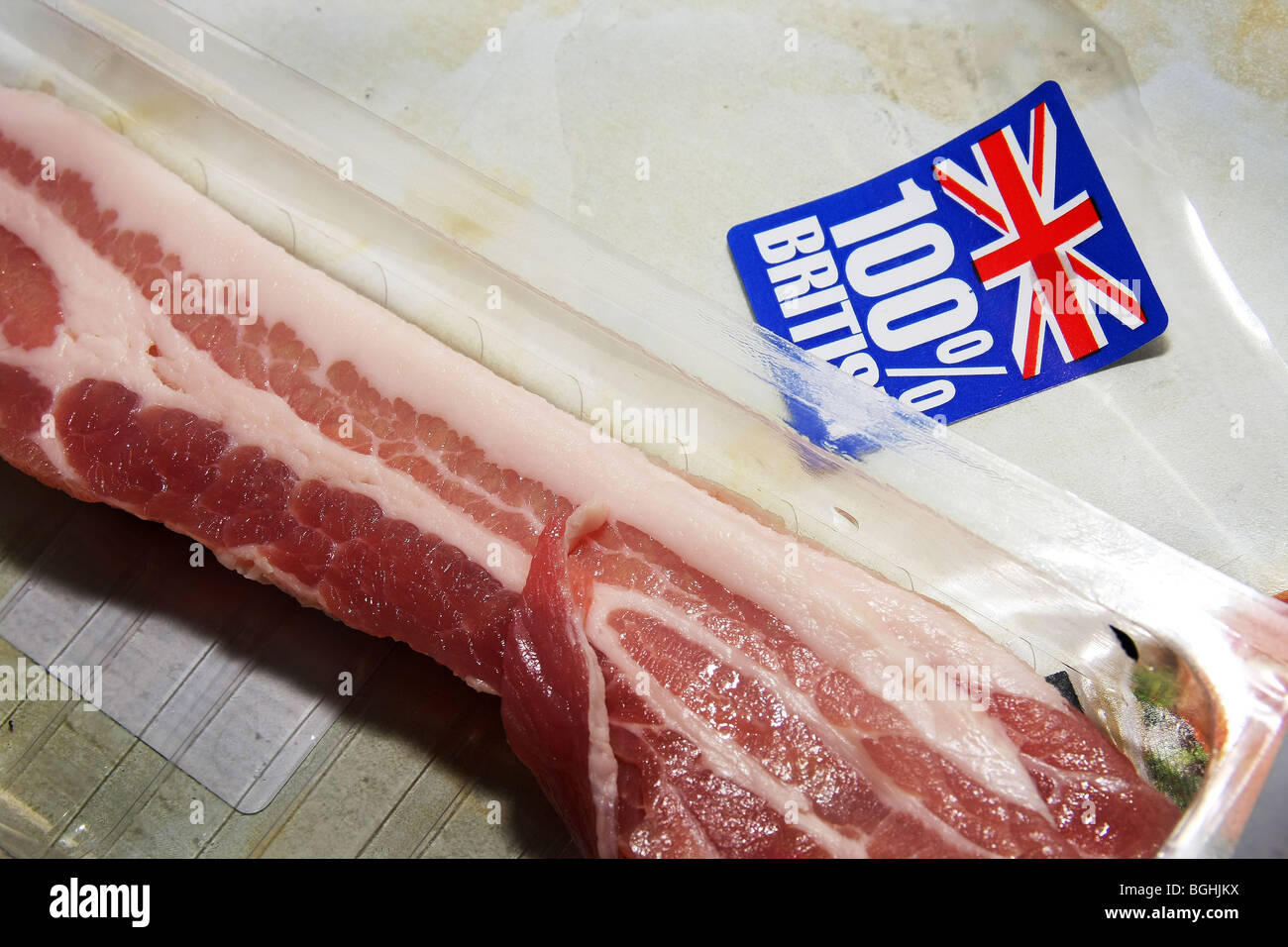 Britische Speck. Stockfoto