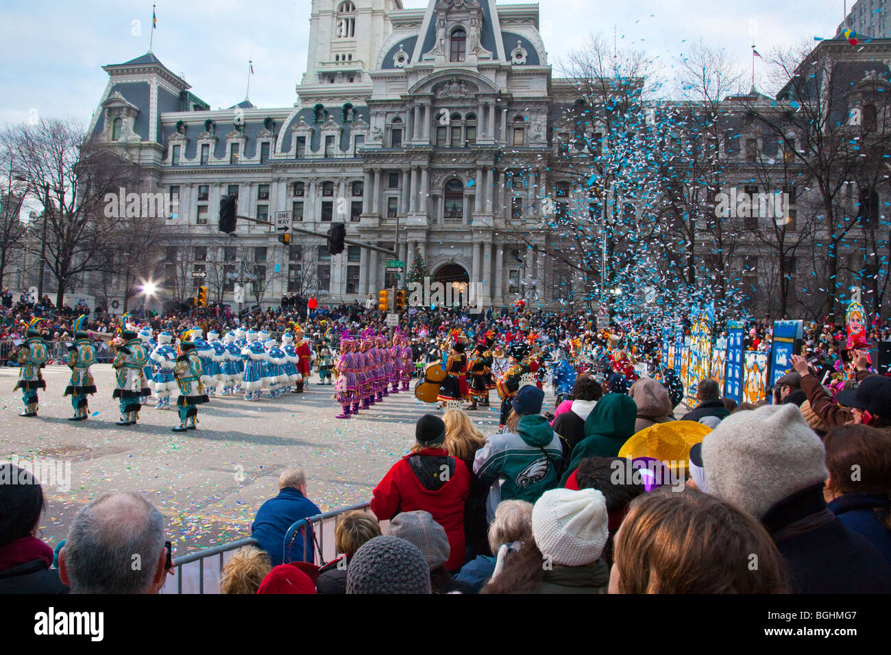 2010 Mummers Parade in Philadelphia, Pennsylvania Stockfoto