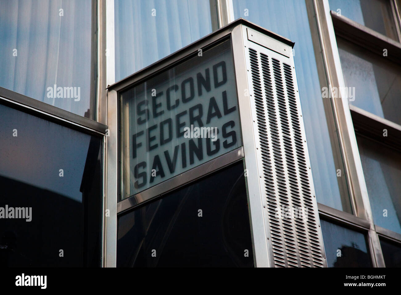 Zweite Federal Savings Bank in Philadelphia, Pennsylvania Stockfoto