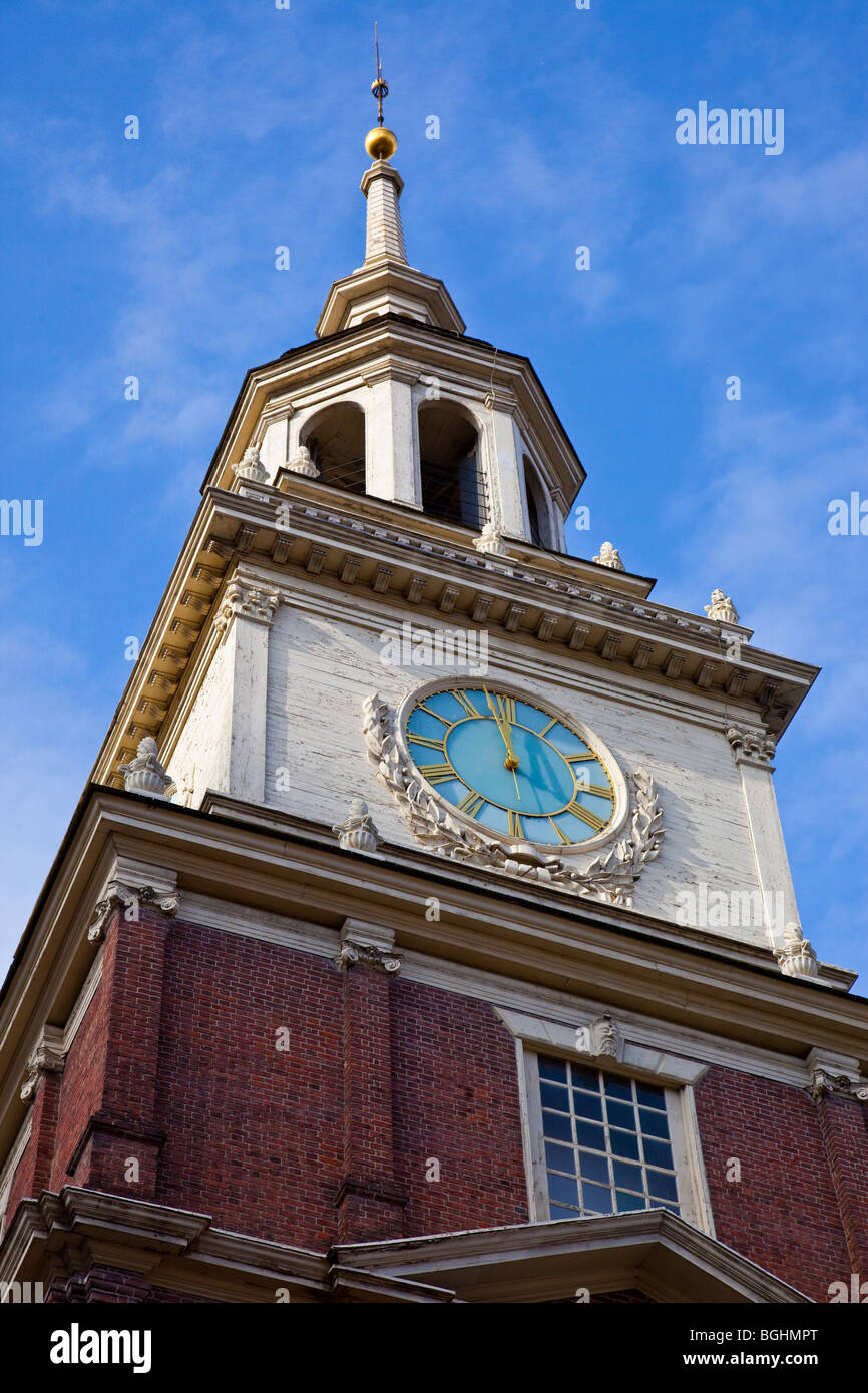 Unabhängigkeitshalle in Philadelphia, Pennsylvania Stockfoto