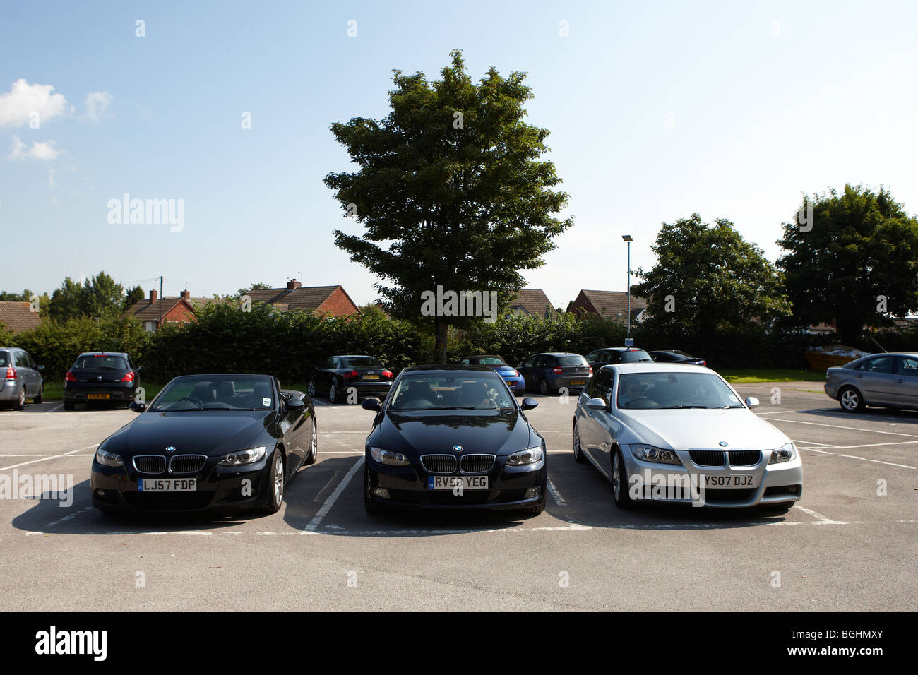 3 BMW Stockfoto