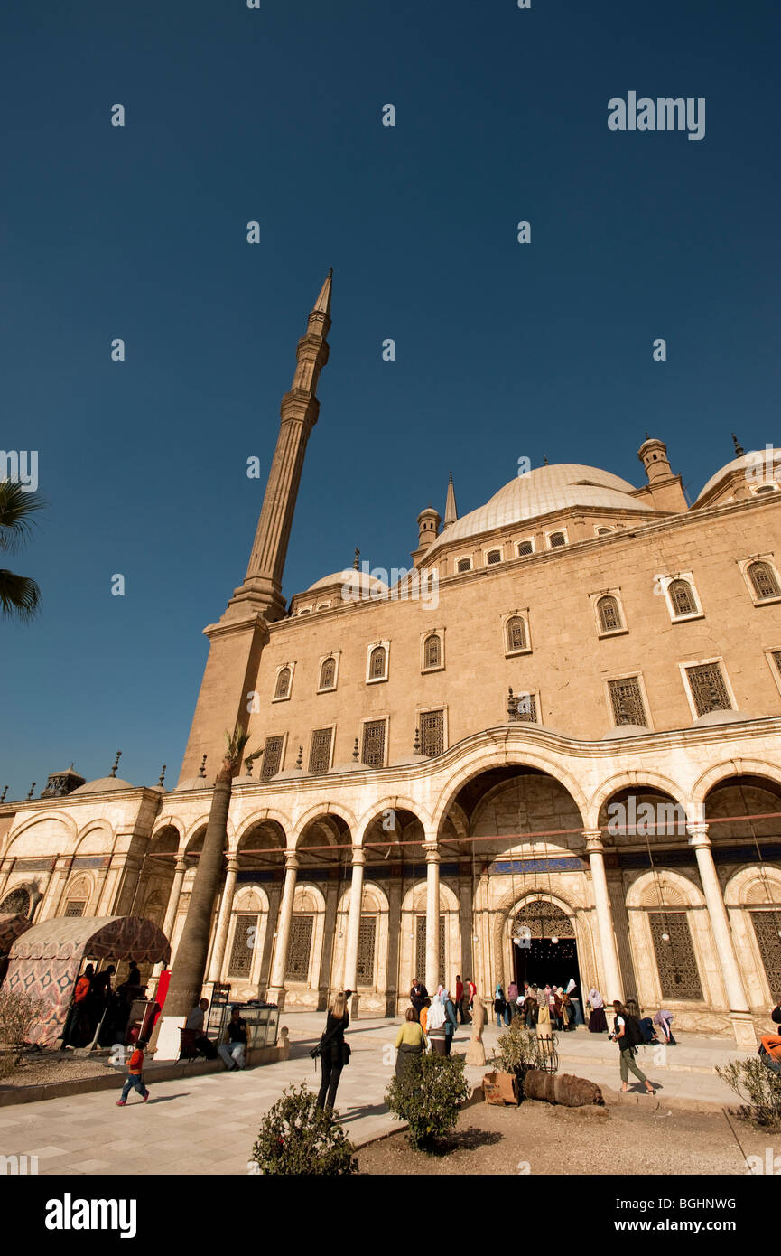 Die Moschee von Mohamed Ali in der Saladin-Zitadelle von Kairo, Ägypten, Afrika Stockfoto