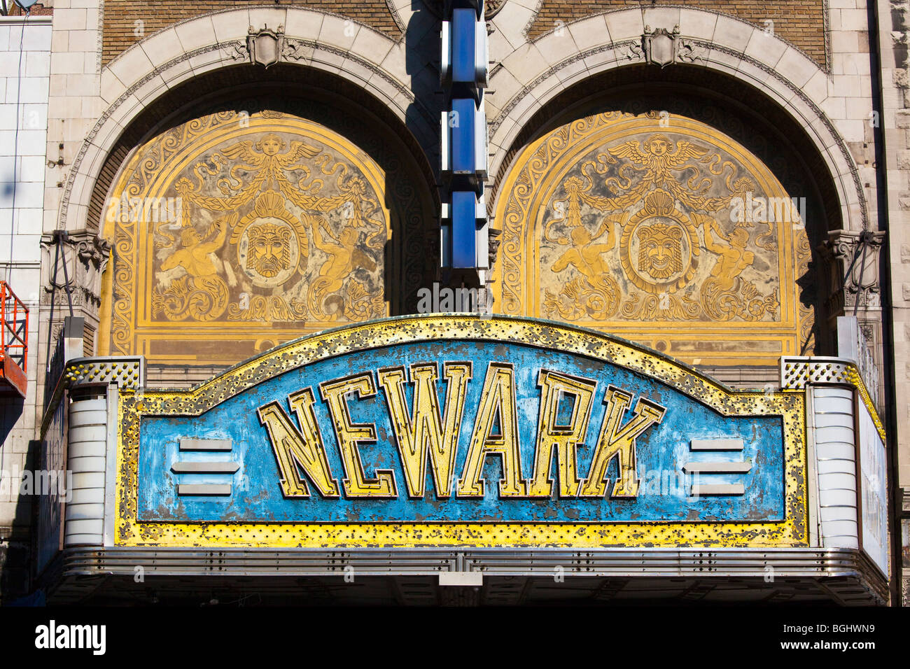 Paramount Theater in Newark New Jersey Stockfoto