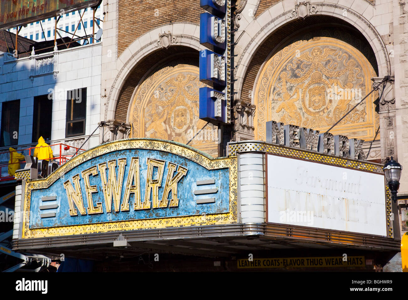 Paramount Theater in Newark New Jersey Stockfoto