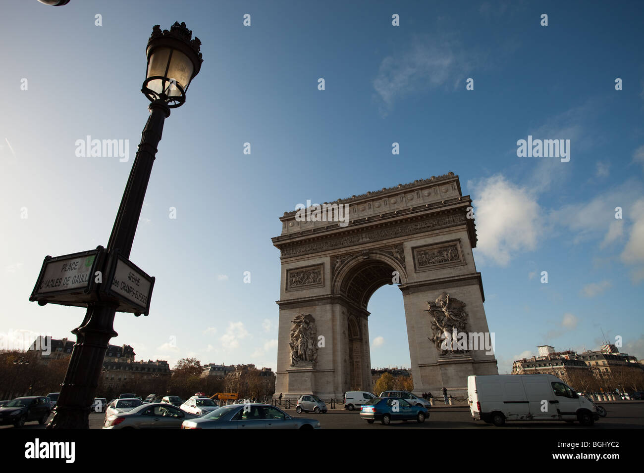 Arc de Triomphe Stockfoto