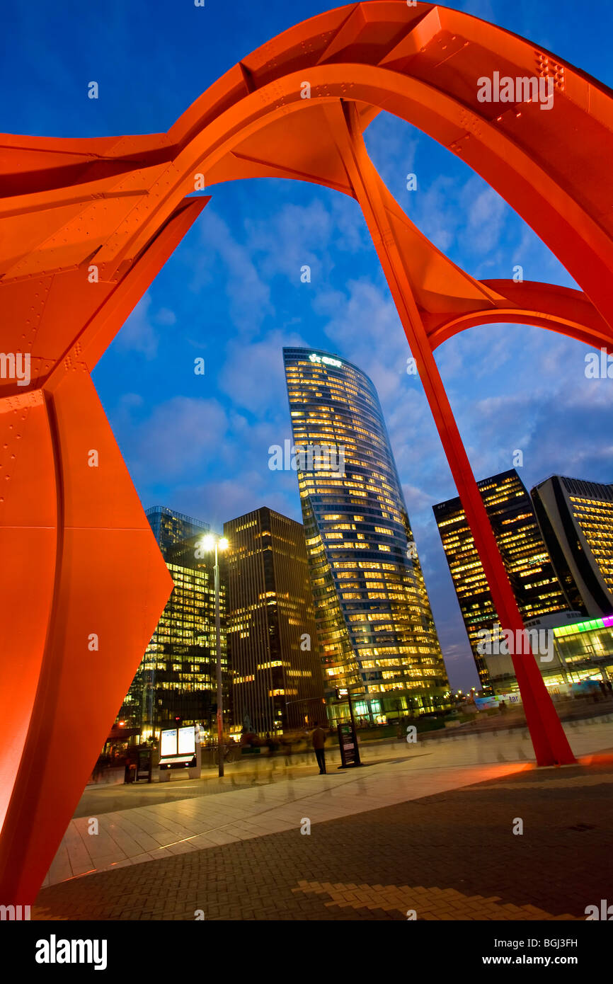 LA DEFENSE, BUSINESS-CENTER, PARIS Stockfoto