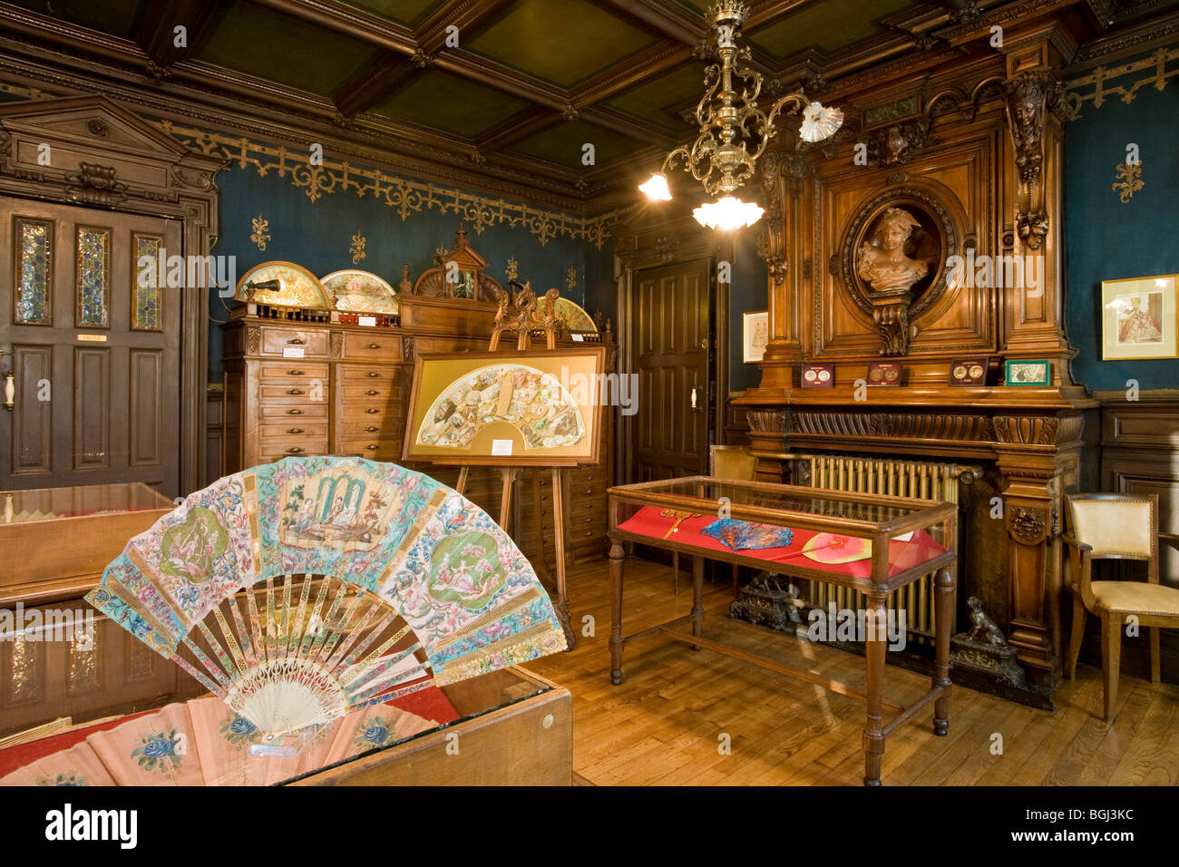 FAN-MUSEUM, PARIS Stockfoto