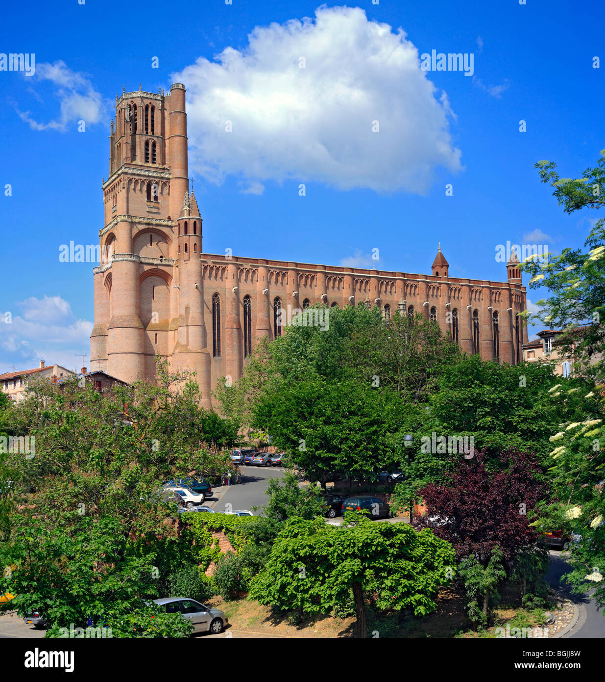 Kathedrale von St. Cecile (1280s), Albi, Frankreich Stockfoto