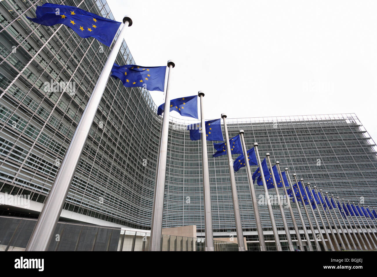 Europäische Kommission Gebäude Brüssel Belgien Stockfoto