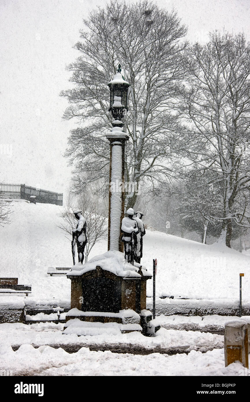 Denkmal für die Toten. Alnwick. Stockfoto