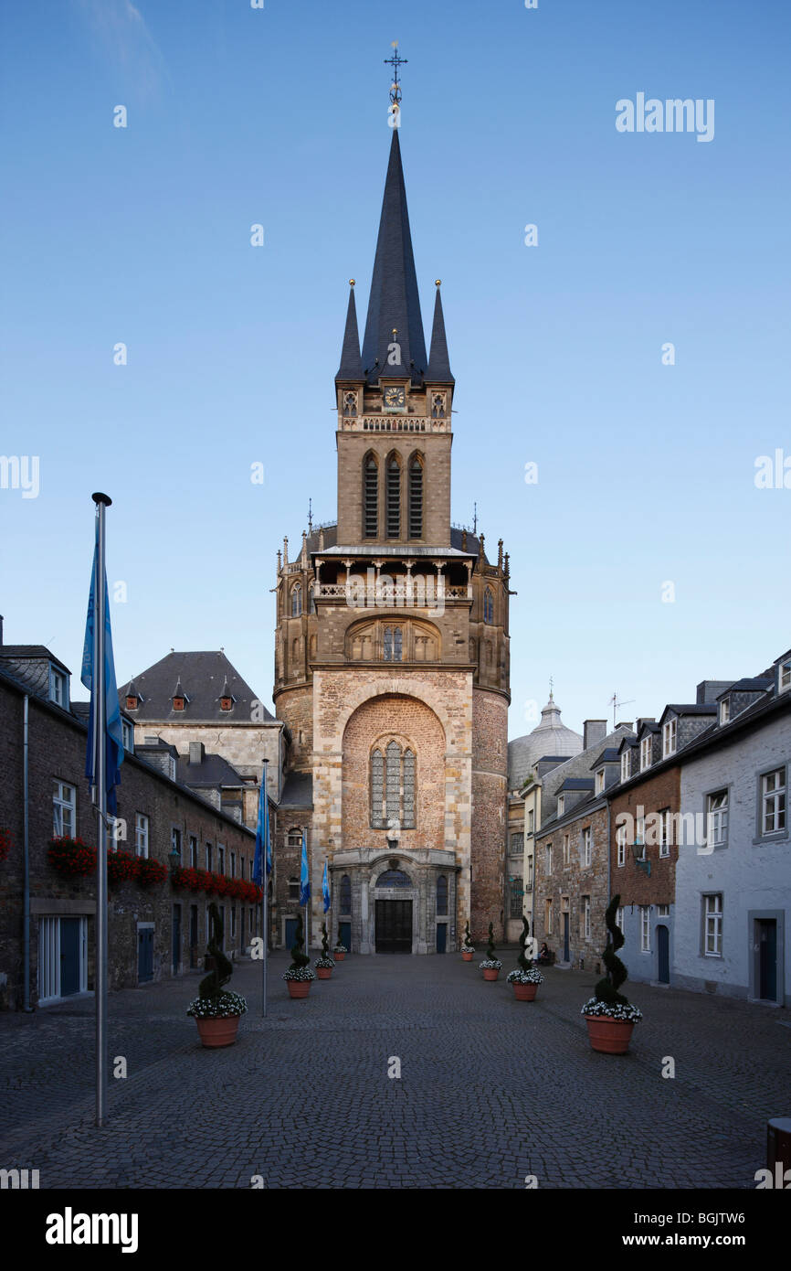 Aachen, Münster (Pfalzkapelle), Westfassade Stockfotografie Alamy