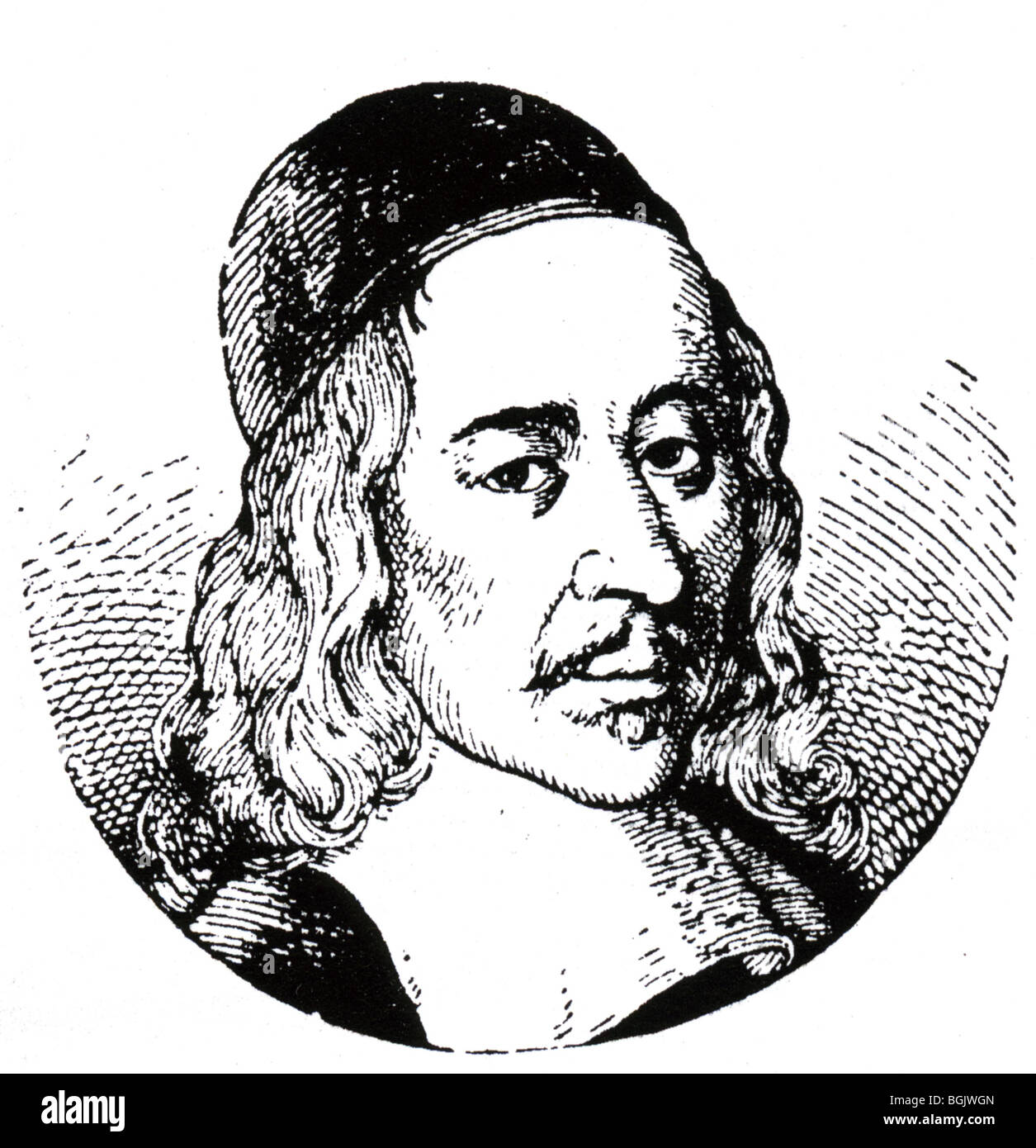 GEORGE HERBERT - Welsh geborenen Dichter (1593-1633) Stockfoto