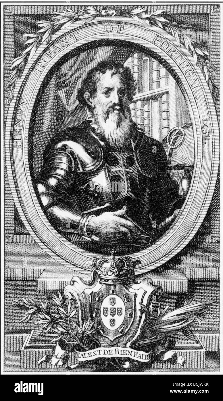 Heinrich der Seefahrer - portugiesische Prinz (1394-1460) Stockfoto