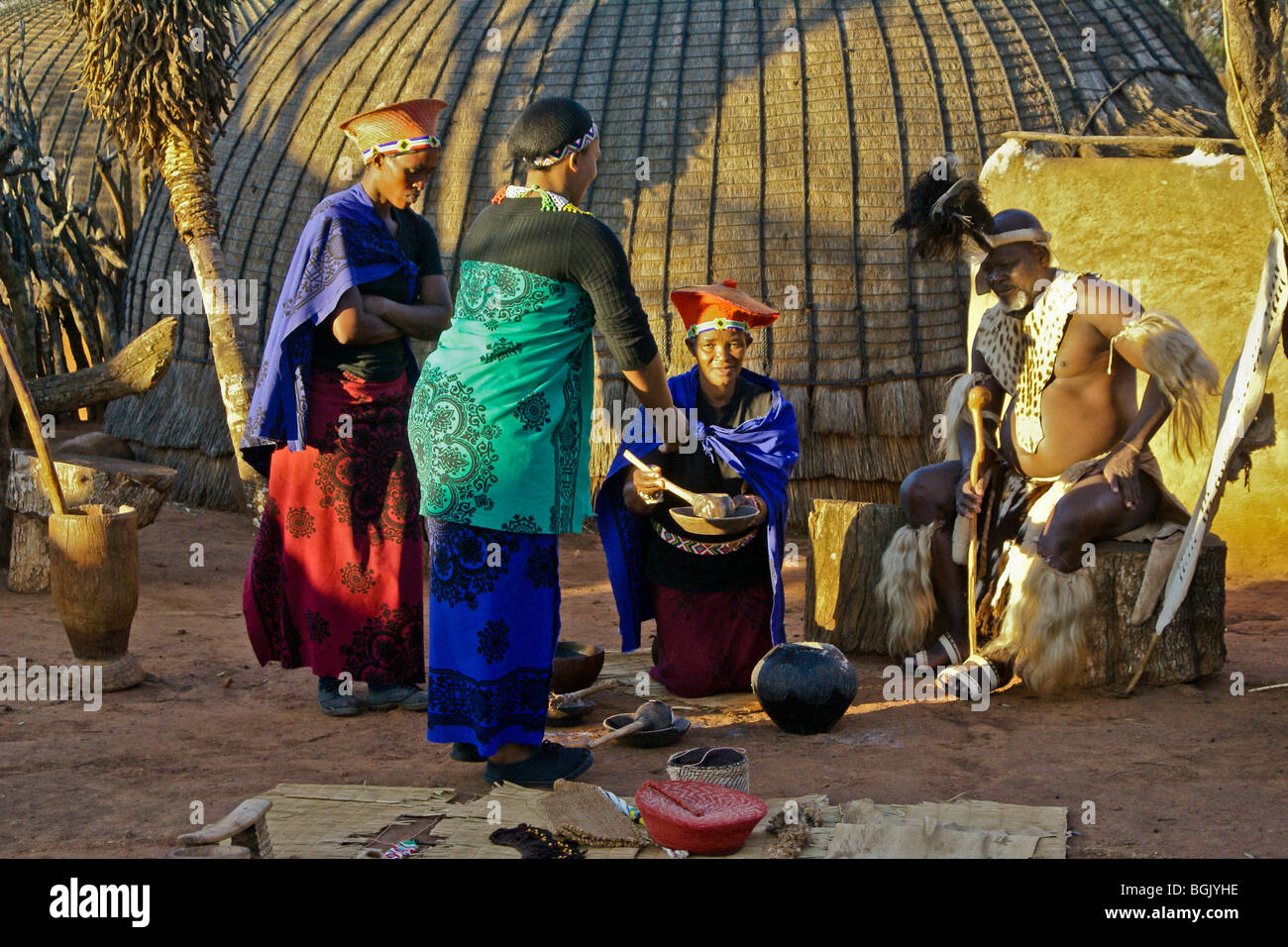 Zulu Leute Stockfotos und -bilder Kaufen - Alamy