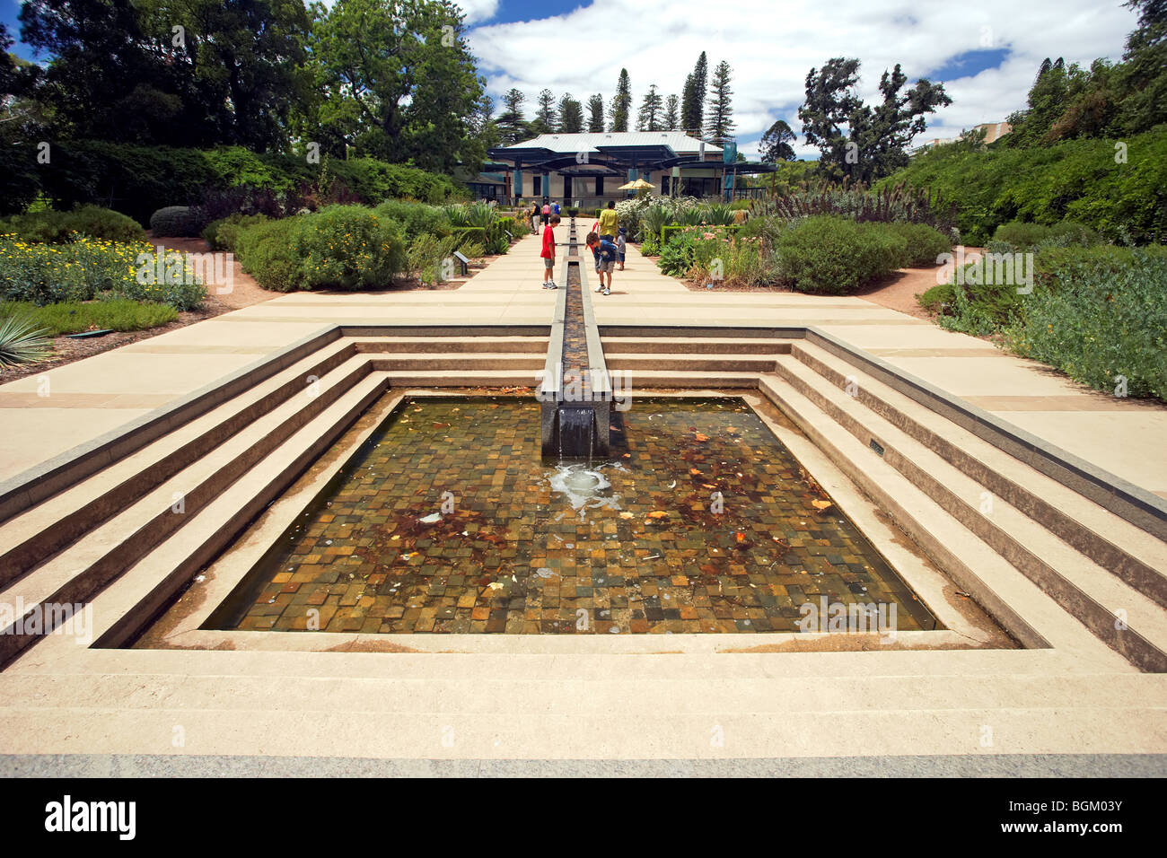 Sa Wasser Der Mediterrane Garten Botanischer Garten Adelaide South