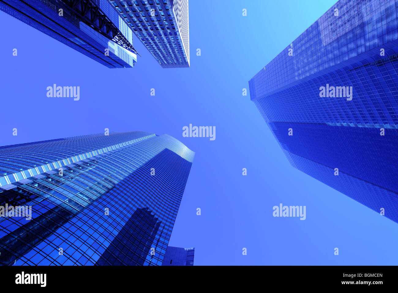 Moderne Gebäude in Shiodome, Tokio. Shiodome Sio-site, Minato-ku, Tokio, Japan Stockfoto