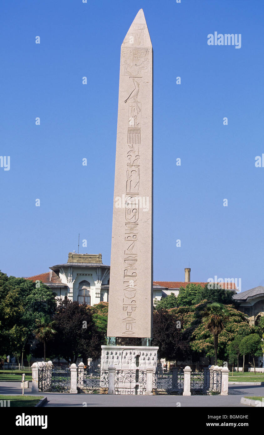 Ägyptischer Obelisk-Hippodrom-Istanbul-Türkei Stockfoto