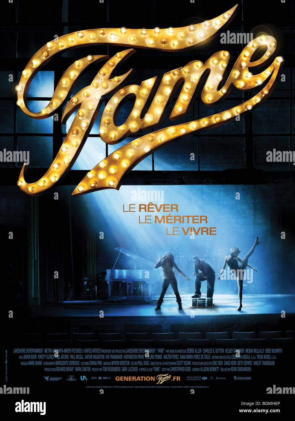 Ruhm Jahr: 2009 Regie: Kevin Tancharoen Movie Poster (FR) Stockfoto