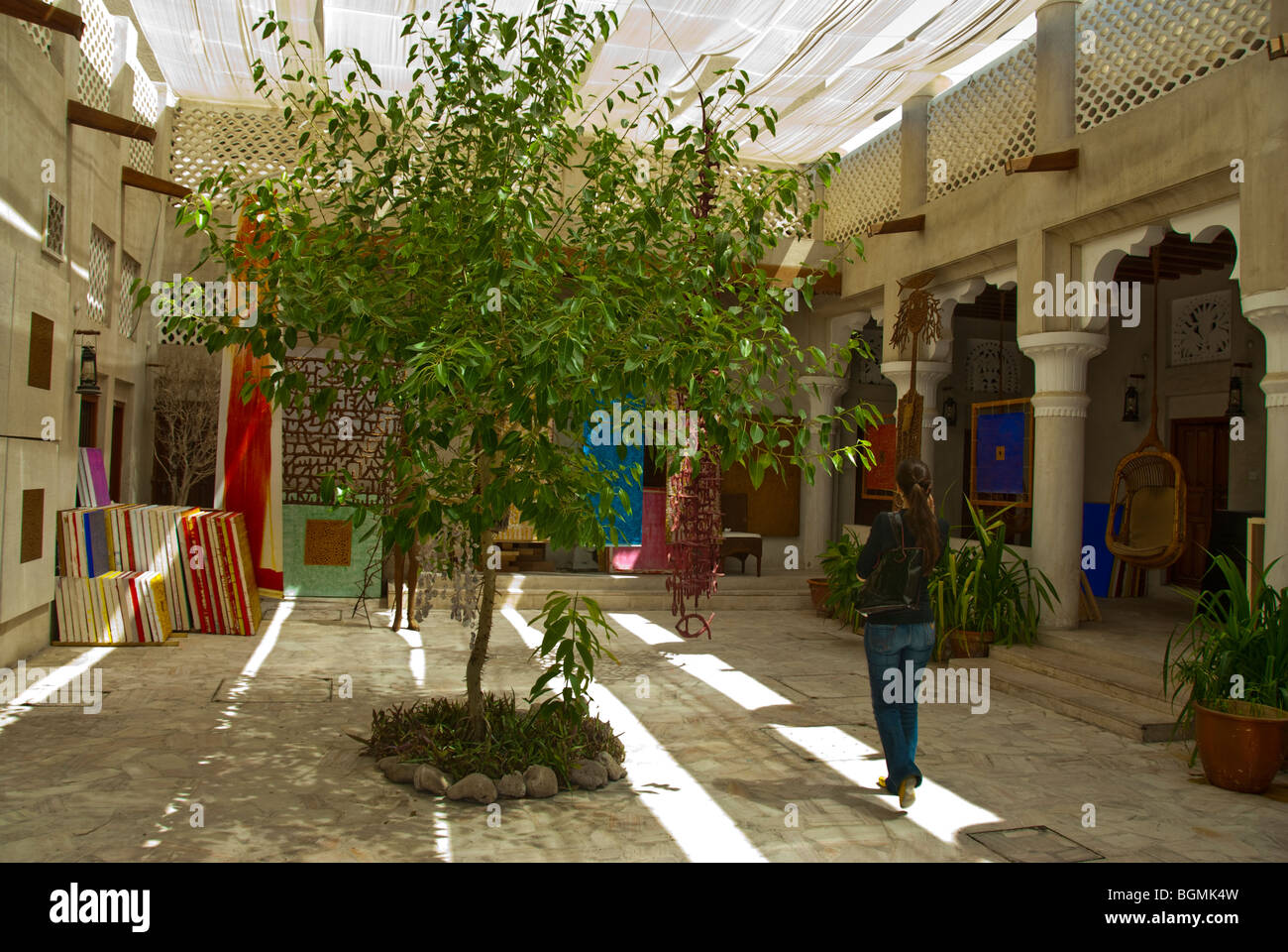 Dubai, Vereinigte Arabische Emirate, Shopping Plaza Stockfoto