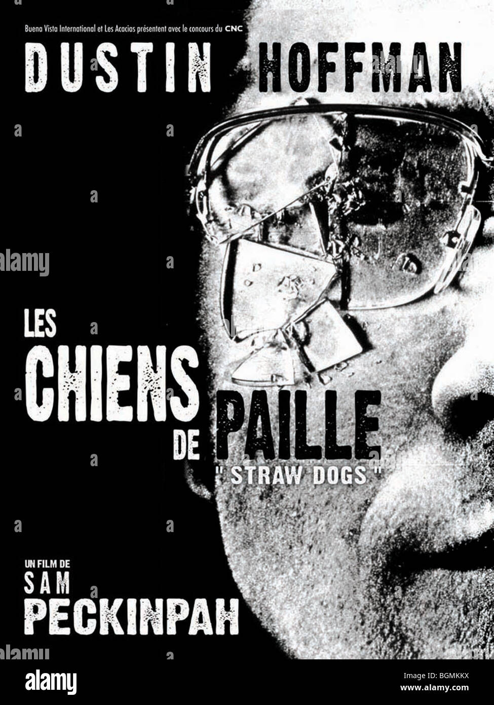 Stroh Hunde Jahr: 1971 Regie: Sam Peckinpah Movie Poster (FR) Stockfoto