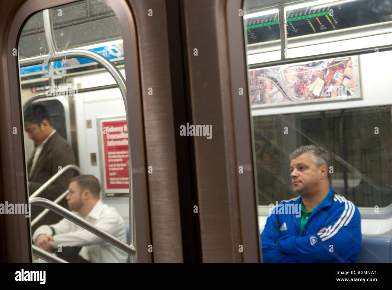 New York City UBahn Metro Stockfotografie Alamy