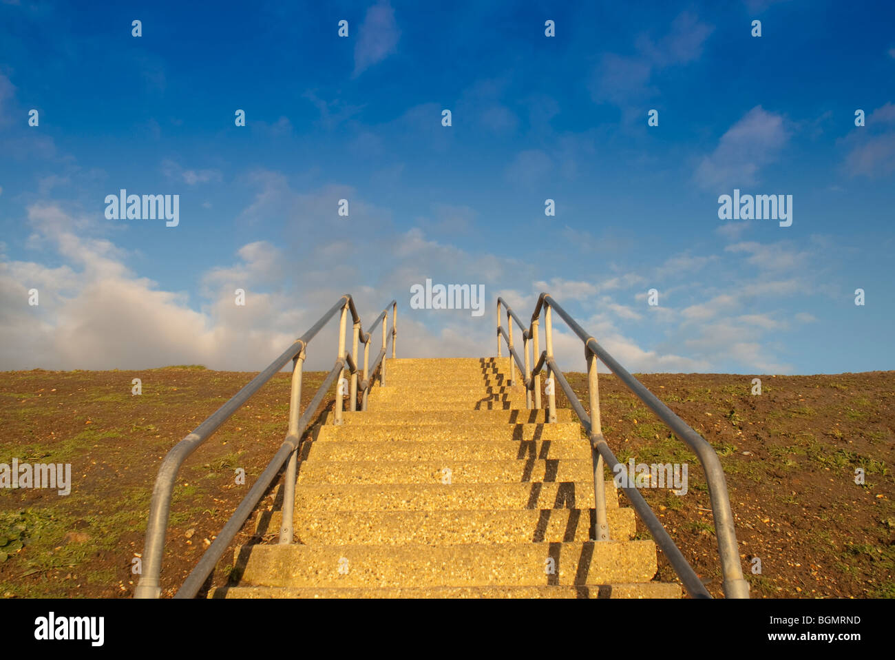 Schritte bis in den Himmel Stockfoto
