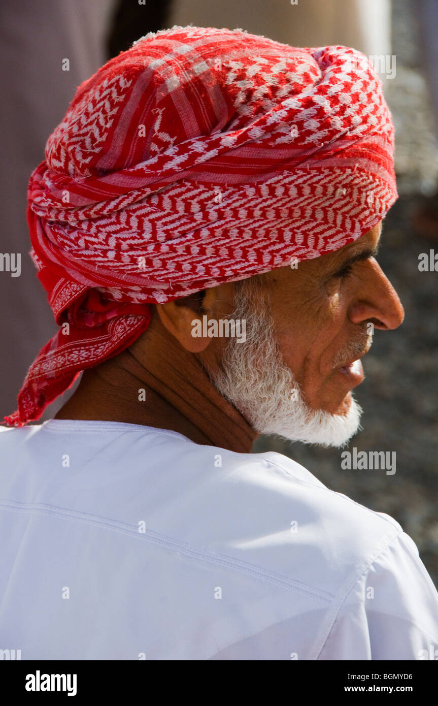 Mann Oman Nizwa Stockfoto