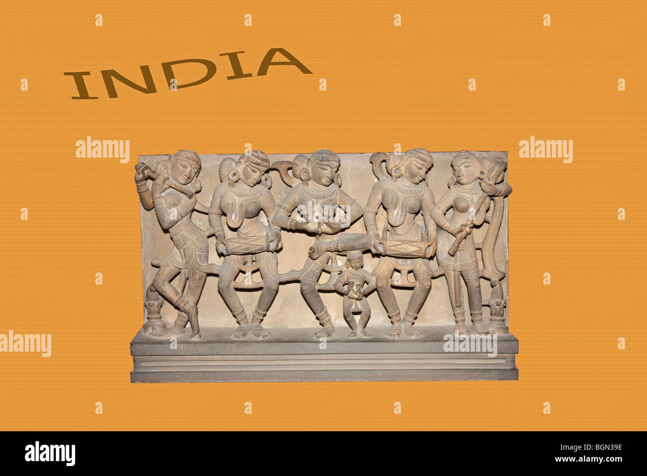 Schneiden Sie für kommerzielle Anzeige Anzeige der indischen Kultur Stockfoto