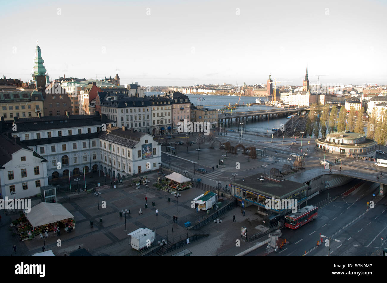 Stockholm von Katarina Aufzug gesehen Stockfoto