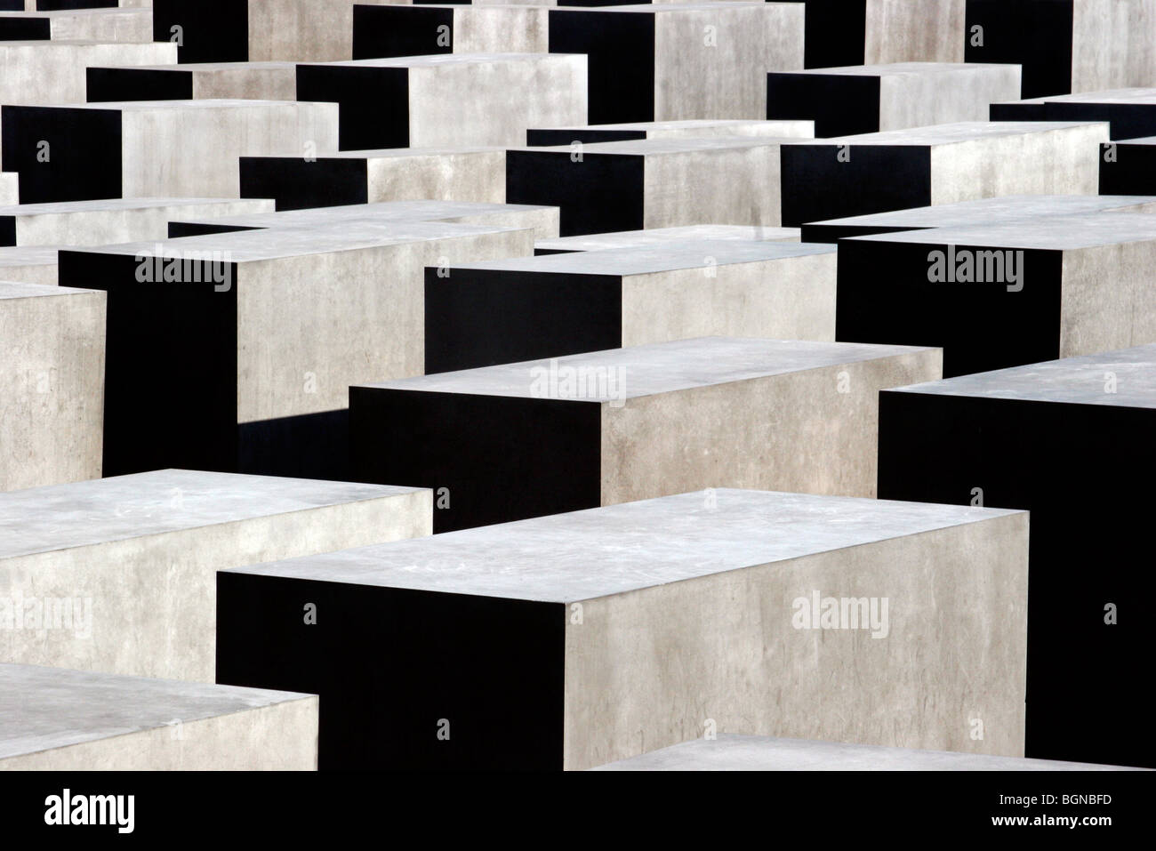 Berlins Holocaust-Mahnmal, Berlin, Deutschland Stockfoto