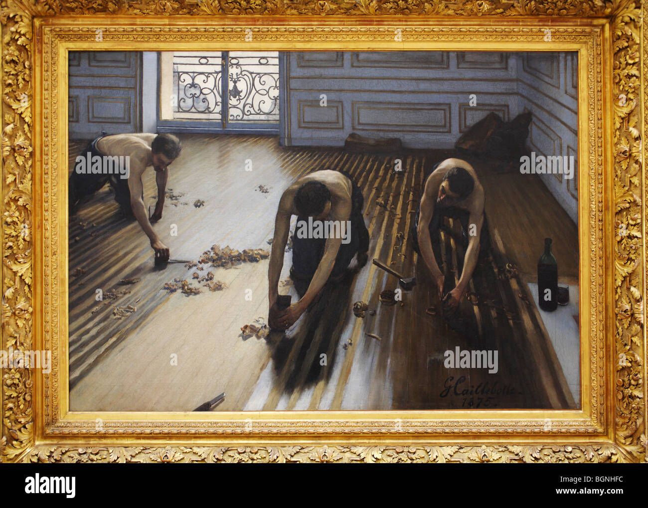 Gustave Caillebotte Den Boden Schaber 1875 Musee D