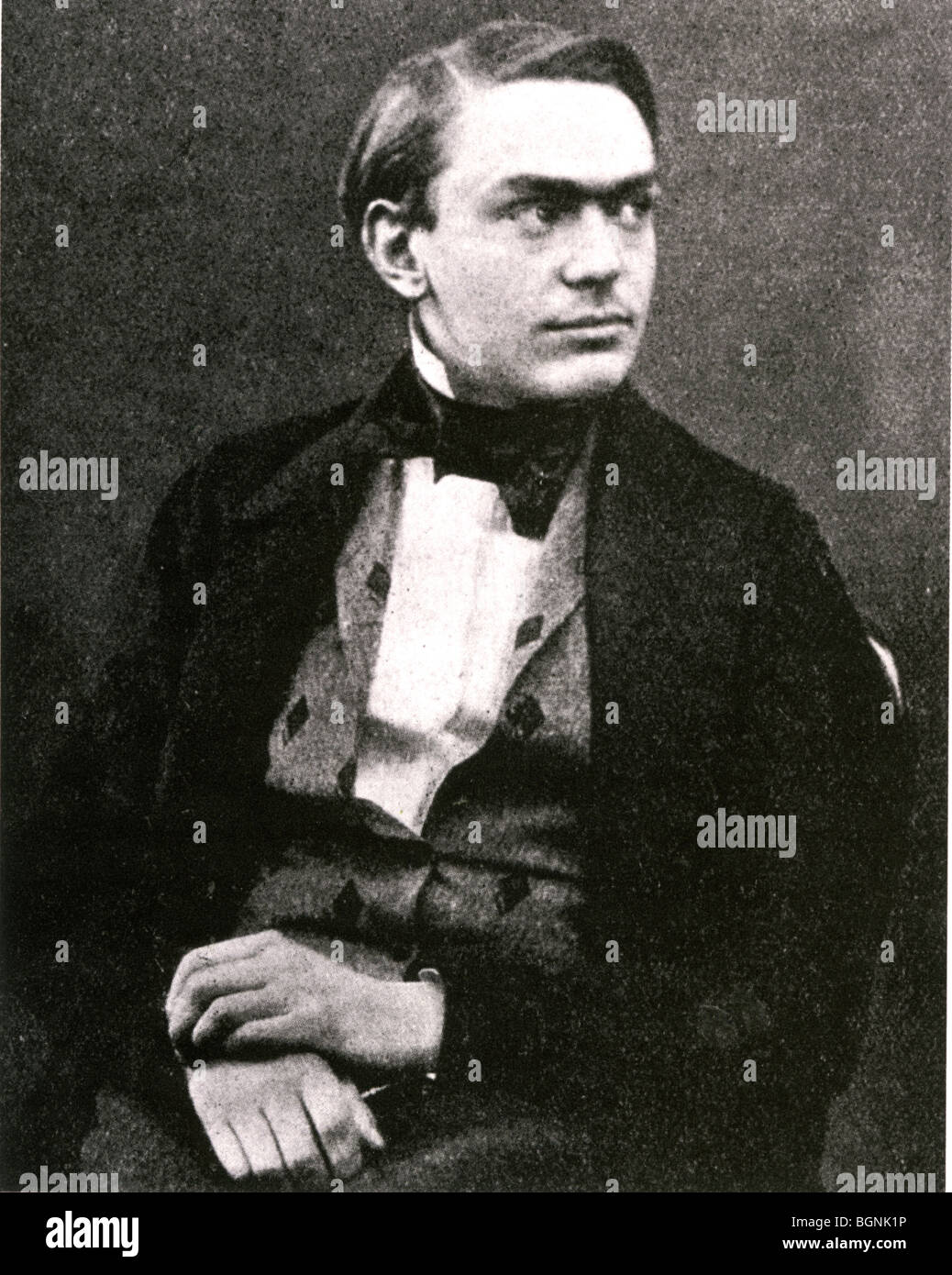 ALFRED NOBEL - schwedischer Chemiker, Erfinder des Dynamits und Gründer des Nobel Preise (1833-96) Stockfoto