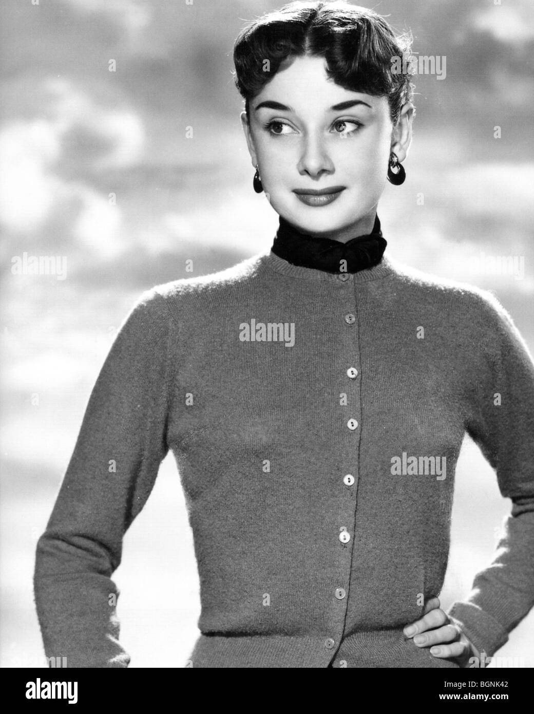 AUDREY HEPBURN - belgische geborene Schauspielerin Stockfoto