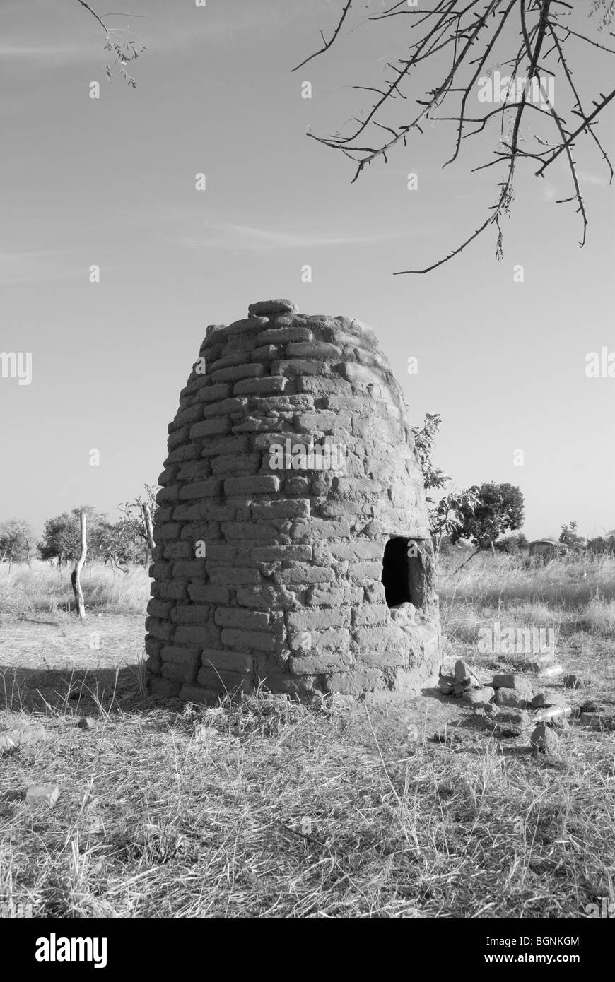 Traditionelles Brot Ofen Sudan, Afrika, Stockfoto