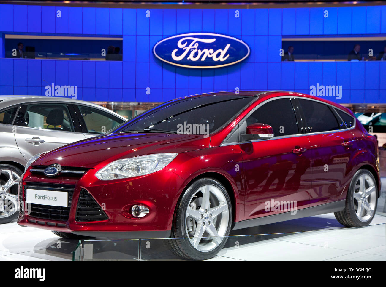 Detroit, Michigan - der Ford Focus auf dem Display auf der North American International Auto Show 2010. Stockfoto