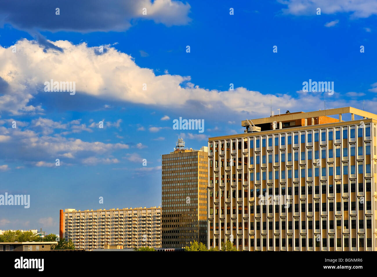 Gebäude, Lyon, Frankreich. Stockfoto