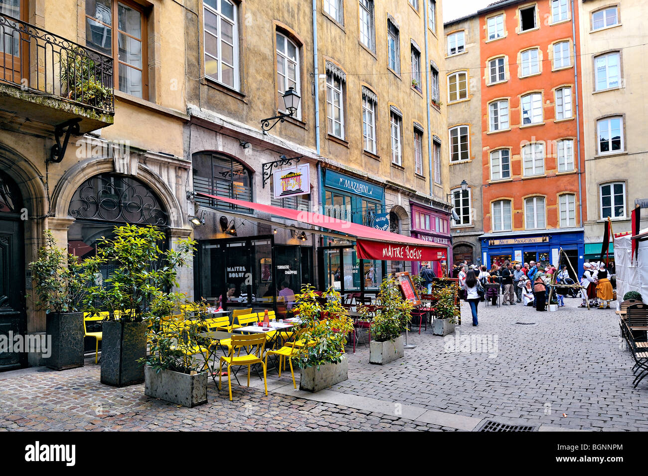 Platzieren Sie De La Baleine, Lyon, Frankreich. Stockfoto